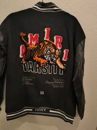 Chaqueta Amiri Talla L Negra y Roja