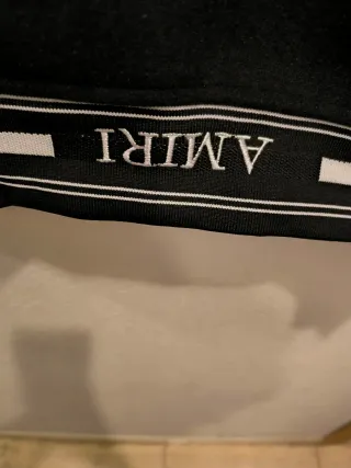 Chaqueta Amiri Talla L Negra y Roja