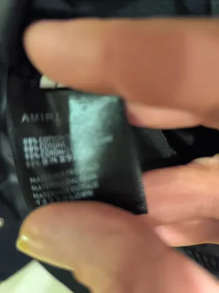 Chaqueta Amiri Talla L Negra y Roja