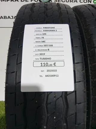 195 75 16C 107/105R FIRESTONE VANHAWK2
