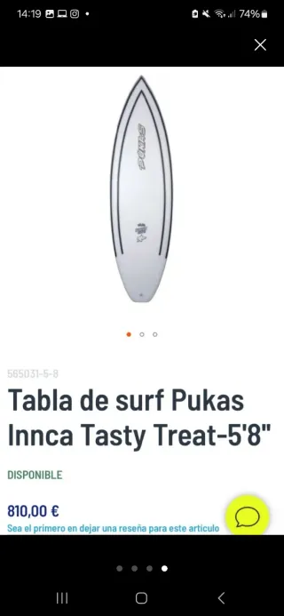 Tabla surf Pukas Innca Tasty Treat 5'8