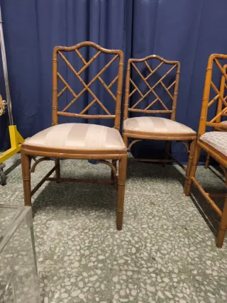 Sillas Bambú Chippendale