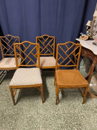 Sillas Bambú Chippendale