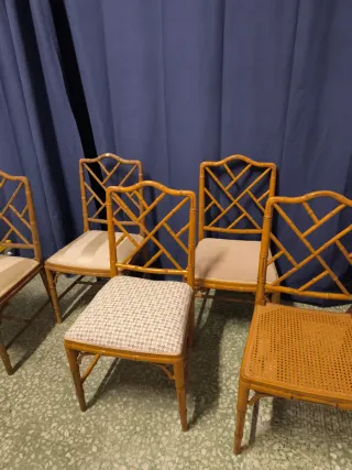 Sillas Bambú Chippendale