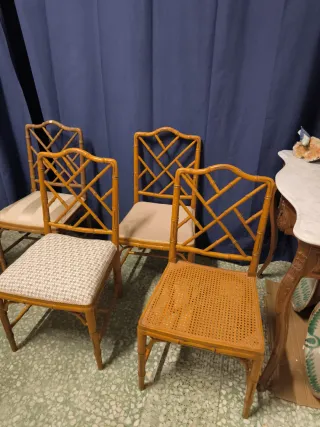 Sillas Bambú Chippendale