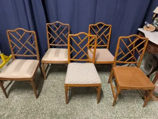 Sillas Bambú Chippendale
