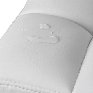 Set di 2 Sgabelli da Bar Bianchi Regolabili LJB64W