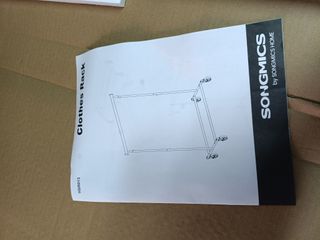 SONGMICS Burro Ropa con Ruedas, Perchero Burro Extensible con Carga Pesada, Capacidad de Carga Máx. de 100 kg, 45 x (92-132) x 161,5 cm, Fácil de Montar, Portátil, Plata HSR13S