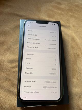 iPhone 13 Pro Max 128GB Oro