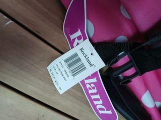 Rockland Bolsa de Lona con Ruedas Rosa Lunares