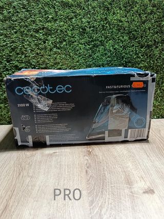 Cecotec Plancha Ropa de Vapor Fast&Furious 5055 Pro. 3100 W, Suela de Cerámica, Deslizamiento TurboSlide