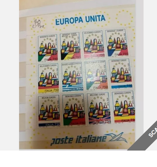 Francobolli Italia '90 - 5 fogli