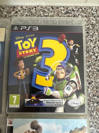 Lotto 4 Giochi PS3: Cars 2, Toy Story 3, Spider-Ma