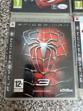 Lotto 4 Giochi PS3: Cars 2, Toy Story 3, Spider-Ma