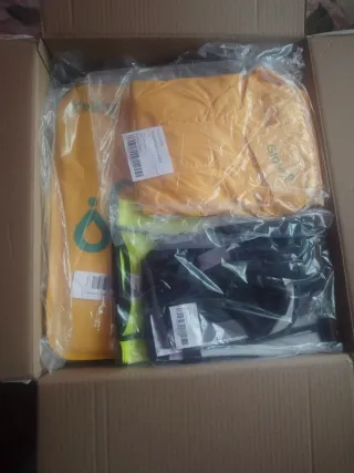 Mochila y chubasquero impermeable