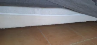 Sofá de tela gris Ikea