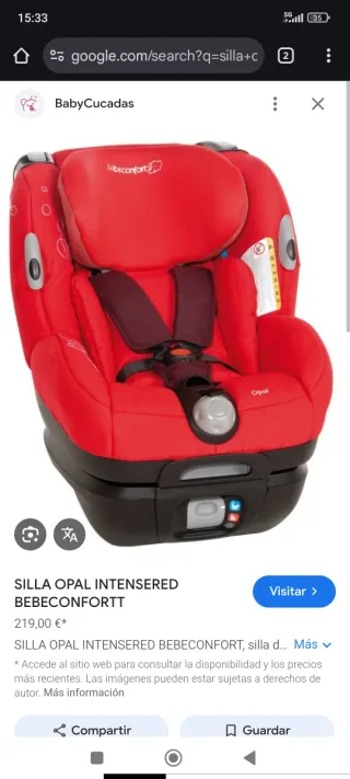 Silla de coche Bebeconfort Opal