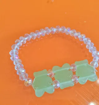 Pulsera ositos imitación cristal