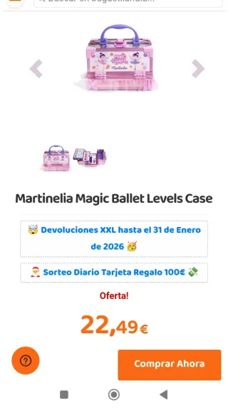 Baúl Maquillaje Infantil Martinelia