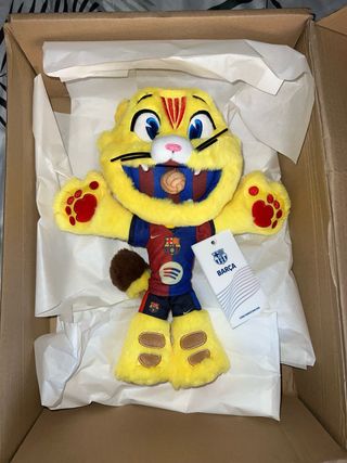 Peluche Gato Barça FC
