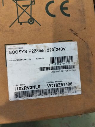 Impresora Kyocera ECOSYS P2235dn A4 Láser Monocromo