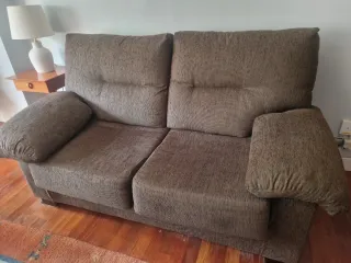 Sofá de 2 plazas en tela