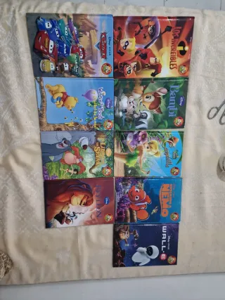 Lote 9 libros club del libro disney