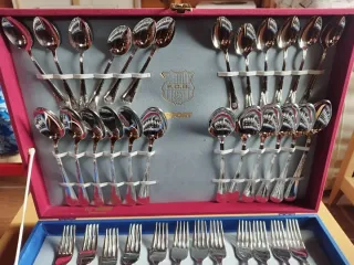 Cubertería FC Barcelona Terciopelo