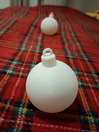 Set 4 Palline Natale Stampa 3D