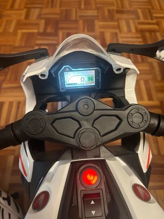 Moto Eléctrica Infantil Honda CBR Blanca