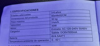 Moto Eléctrica Infantil Honda CBR Blanca