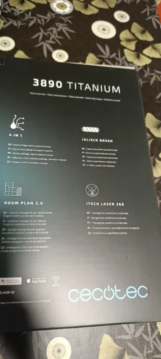 Cecotec Conga 3890 Titanium Robot Aspirador