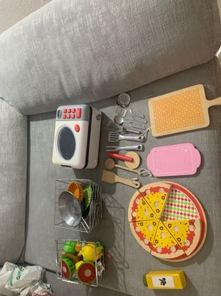 Juguetes de Cocinita: Frutas y Pan