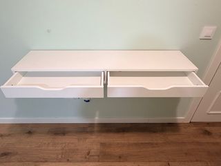 Mueble recibidor blanco de ikea