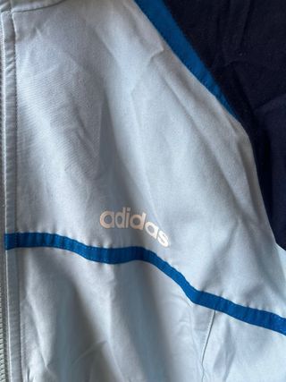 Chaqueta Adidas Vintage Azul y Negra retro 90s