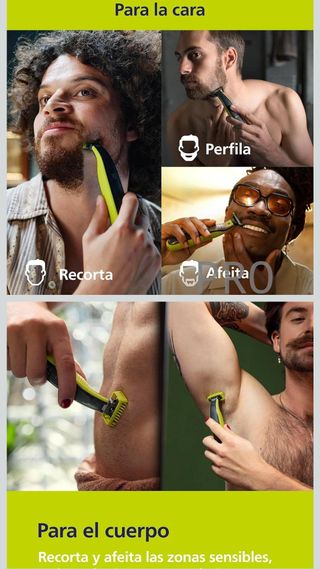 Philips OneBlade 360 Auténtico Barbero, afeitadora y recortadora  QP2834/31