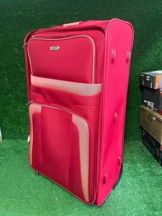 Maleta de mano Paklite roja con 2 ruedas