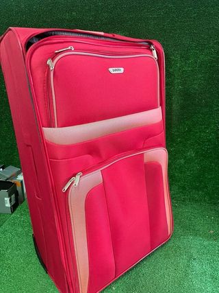 Maleta de mano Paklite roja con 2 ruedas