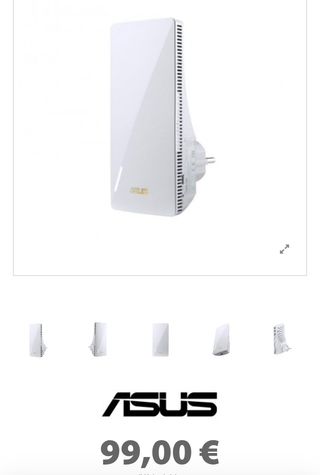 Repetidor WiFi 6 ASUS RP-AX56 AX1800 Doble Banda