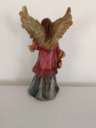 Statuina Angelo di Natale per Presepe