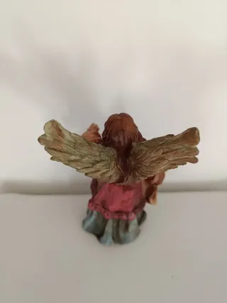 Statuina Angelo di Natale per Presepe