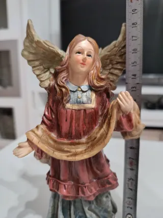 Statuina Angelo di Natale per Presepe