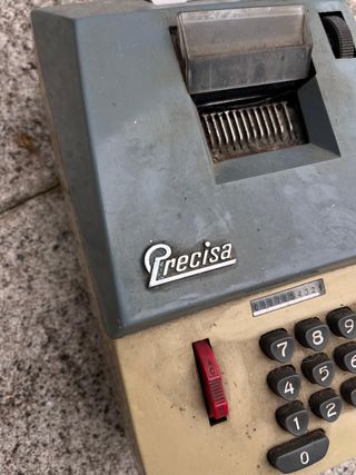 Calculadora Impresora Vintage Precisa Suiza