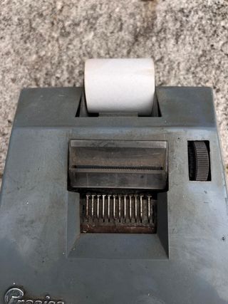 Calculadora Impresora Vintage Precisa Suiza