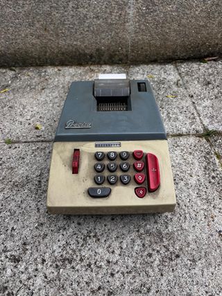 Calculadora Impresora Vintage Precisa Suiza