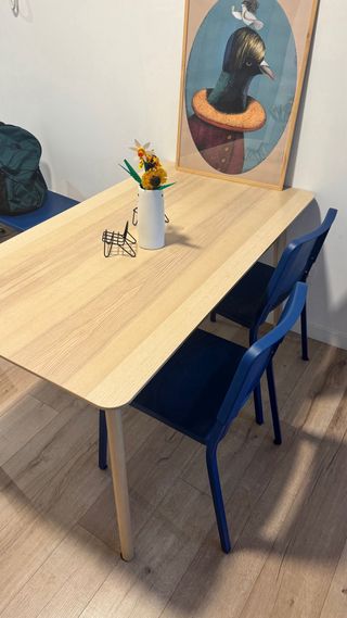 Mesa LISABO fresno 140x78 cm