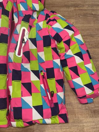 Conjunto esquí niña chaqueta y pantalón talla 10