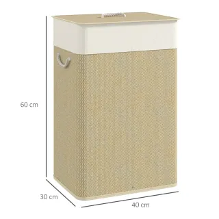 Cesta ropa de almacenaje 72L