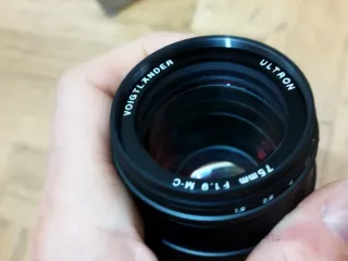 Voigtländer 75 1.9 Ultron MC REBAJADO