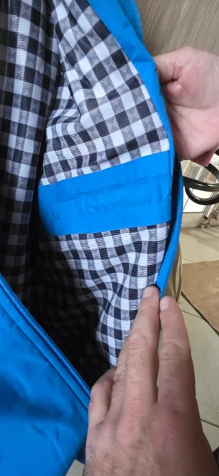 Giubbotto Nike uomo blu e grigio